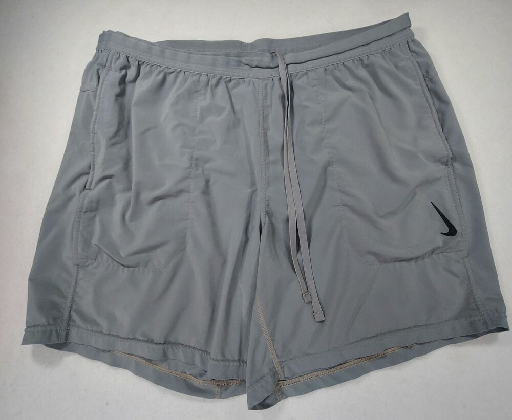 NWT Nike Shorts Men's 2XL Dri-FIT 7" Inseam Unlined Zip Pockets Drawstring